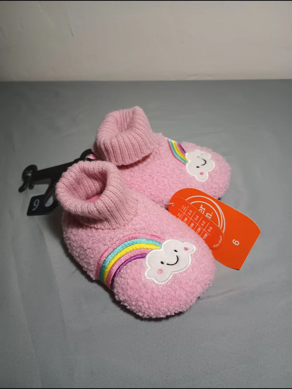 Wonder Nation Infant Rainbow Bootie Slippers